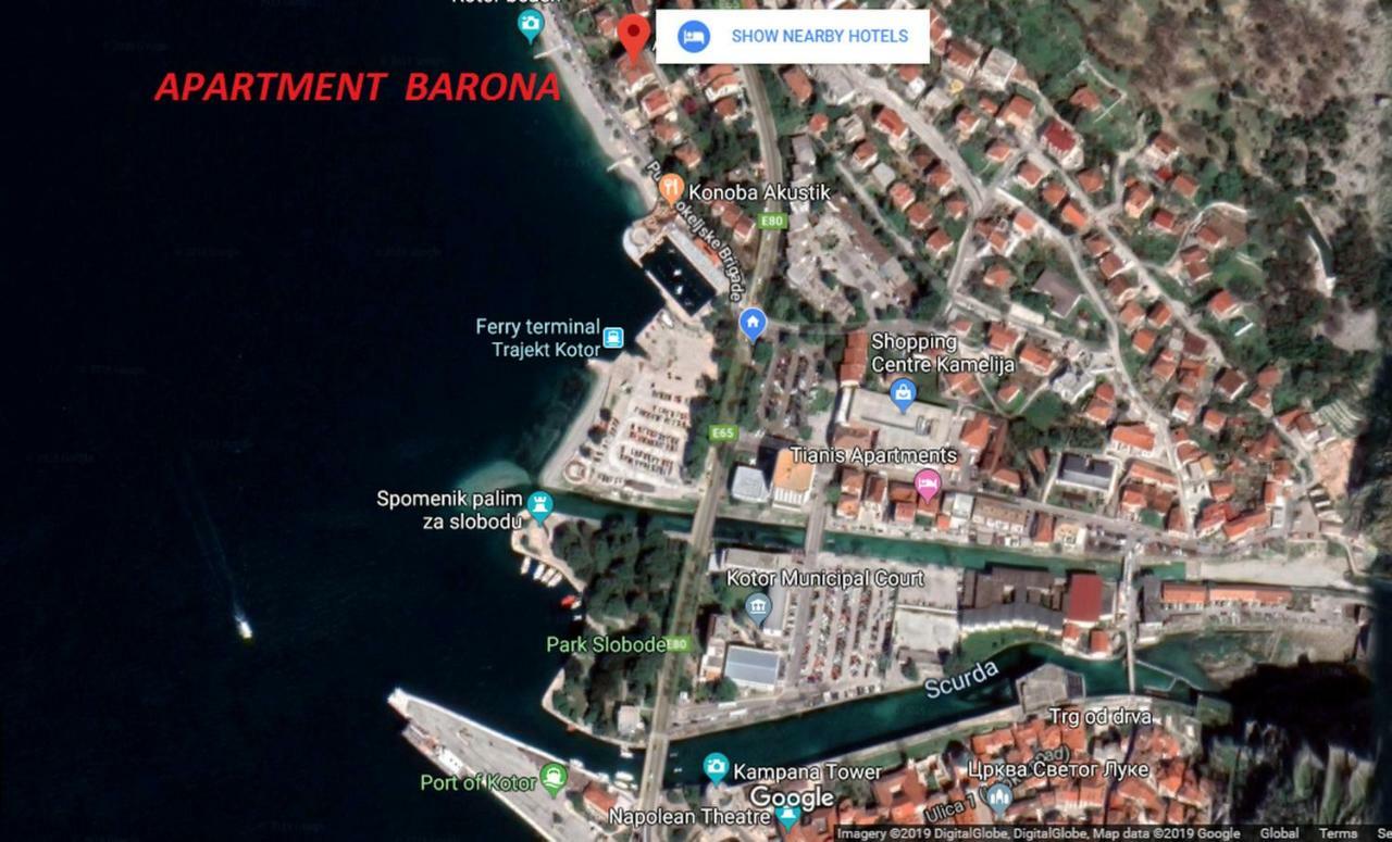 Apartment Barona 科托尔 外观 照片